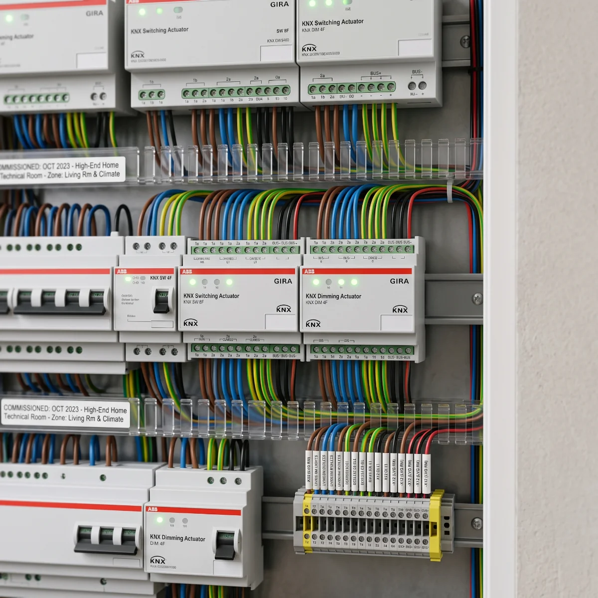 Smart-Home-Steuerung / KNX-Schaltschrank